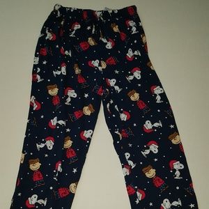 Charlie Brown and Snoopy pajamas bottom